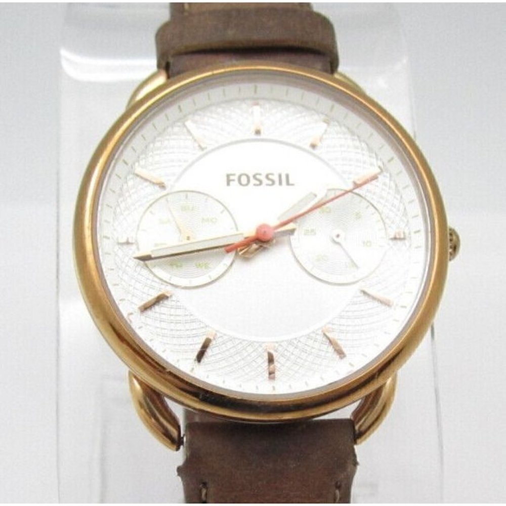 Women Fossil Quartz WR Analog 36mm Dial Causal Round Watch (G433) ES4007